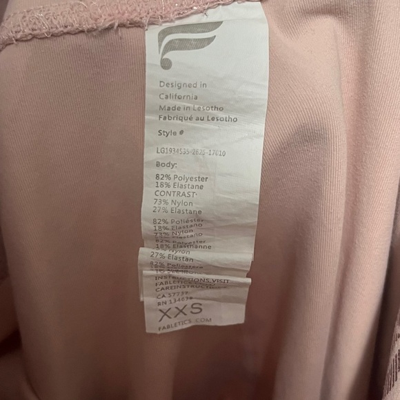 Fabletics Oasis PureLuxe High Waist Pink Foil Floral Leggings - Picture 9 of 10
